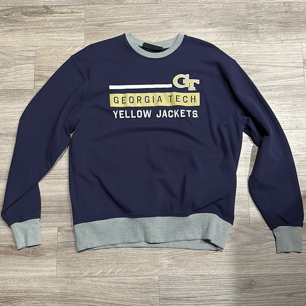 Navy Under Armour Georgia Tech Pullover